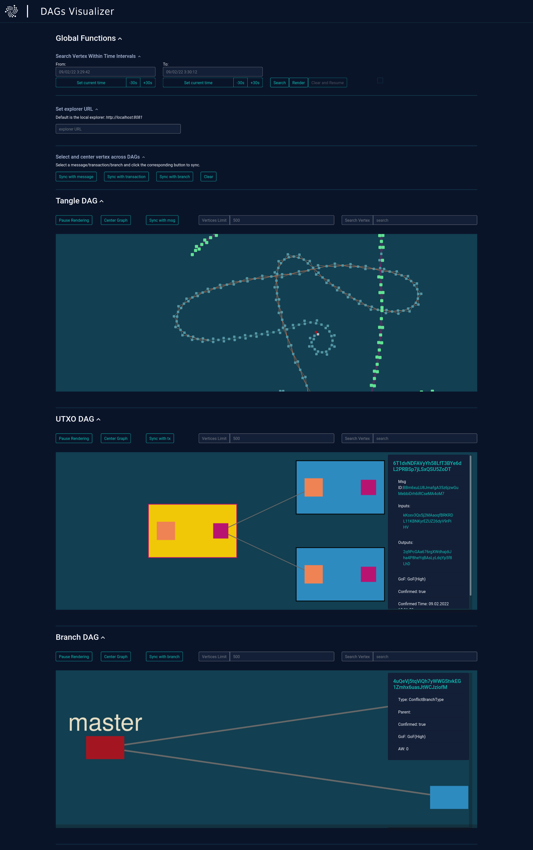 DAGs visualizer Syncing with conflict